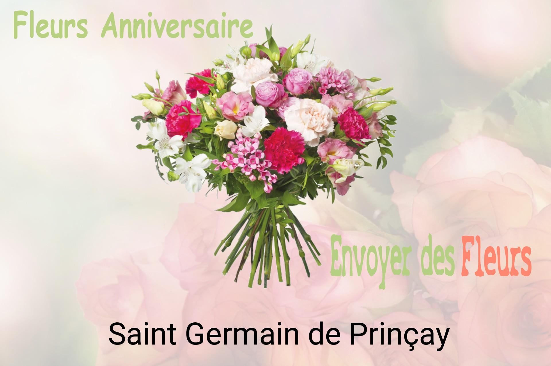 Bouquet de fleurs d’anniversaire livré à Saint-Germain-de-Prinçay